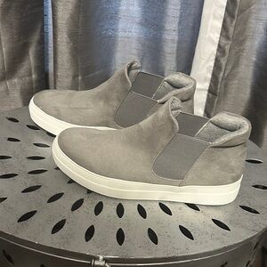 Soda Gray Slip-On Sneakers for Women